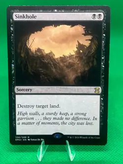 MTG Sinkhole - [Eternal Masters] - Image 1