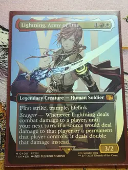 Lightning, Army of One (#400) - Foil Extended Art FIN NM MTG - Image 4