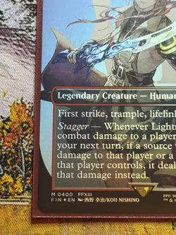 Lightning, Army of One (#400) - Foil Extended Art FIN NM MTG - Image 5