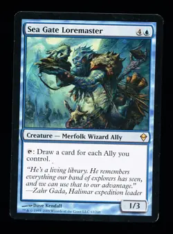 * * 1x Sea Gate Loremaster x1 * * Zendikar MTG VLP Very Lightly Played - Image 1
