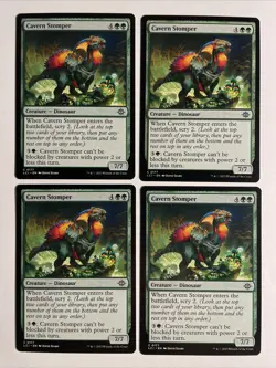 4x Mtg Lost Caverns Of Ixalan Cavern Stomper NM/M Magic The Gathering - Image 1