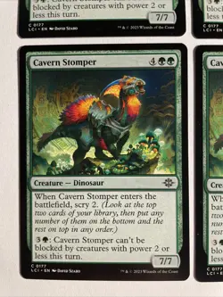 4x Mtg Lost Caverns Of Ixalan Cavern Stomper NM/M Magic The Gathering - Image 2