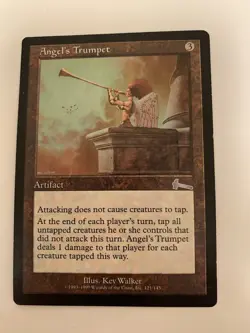 MTG NM Angel's Trumpet Urza's Legacy Regular - Image 1