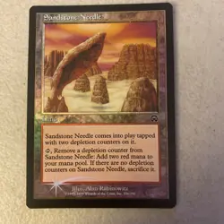 SANDSTONE NEEDLE • FOIL Mercadian Masques • MINT • Magic The Gathering • MTG - Image 1