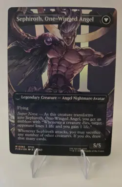 Sephiroth, Fabled SOLDIER (0382) (Borderless) Final Fantasy Foil - Image 2