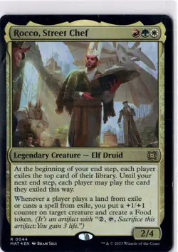 Rocco, Street Chef NM* FOIL March Of The Machines R0044 -UnltdCards - Image 1