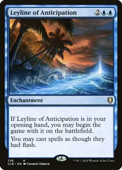 1x Leyline of Anticipation NM Eng MTG - Commander Legends Baldur's Gate - Image 1