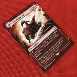 MTG Fiery Emancipation (42/103) Wilds of Eldraine Enchanting Tales Reg Rare NM - Image 2