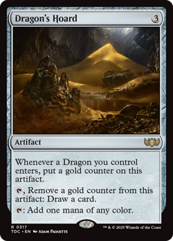 Dragon's Hoard - 317 - Tarkir: Dragonstorm Commander- Near Mint - MTG - Image 1