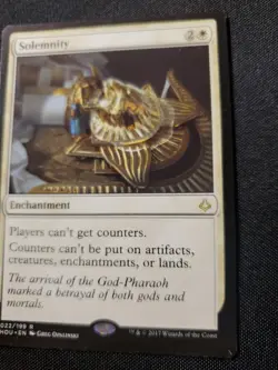 Solemnity Hour of Devastation NM Rare Enchantment Magic The Gathering MTG - Image 3