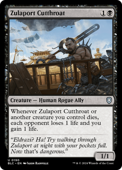 Zulaport Cutthroat - 190 - BLC Set- Near Mint - MTG - Image 1