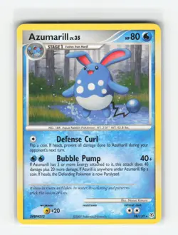 AZUMARILL 18/130 RARE DIAMOND PEARL POKEMON TCG LP - Image 1