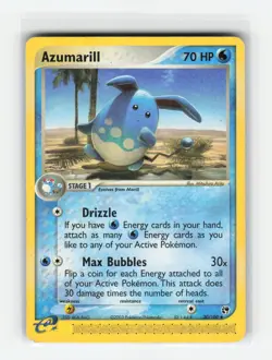 AZUMARILL 30/100 SANDSTORM POKEMON TCG MP - Image 1