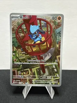 Riolu 010 Pokemon Mega Evolution Black Star Promo - Image 1