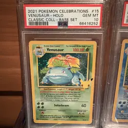 PSA 10 Charizard Blastoise & Venusaur Set Pokemon 25th Celebrations Classic 2021 - Image 2