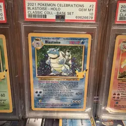 PSA 10 Charizard Blastoise & Venusaur Set Pokemon 25th Celebrations Classic 2021 - Image 3