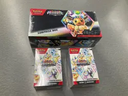Pokemon TCG Prismatic Evolutions Surprise Box & Booster Bundle Lot of 3 SEALED - Image 2