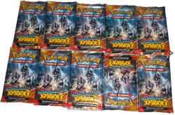 POKEMON SCARLET & VIOLET LOT (10) BOOSTER PACKS SURGING SPARKS NISP - Image 1