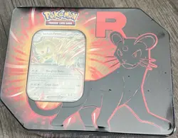 Pokemon TCG: Team Rocket Tin-Team Rocket's Persian ex- New- Sealed- Unopened - Image 1