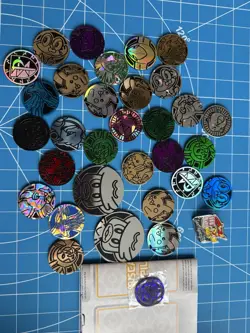 Lot Of 30 Official Pokemon TCG Coins - Image 2