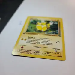 Pokemon TCG Pikachu 60/64 Jungle 1st Edition Red Cheeks 1999 Vintage Pokemon - Image 3