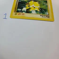 Pokemon TCG Pikachu 60/64 Jungle 1st Edition Red Cheeks 1999 Vintage Pokemon - Image 5