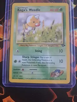 Pokemon TCG Koga’s Weedle Gym Challenge 82/132 Regular - Image 1
