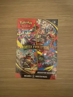 Pokemon TCG: Mega Evolution Booster Bundle (6 Booster Packs) - Image 1