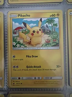 Pokemon TCG Pikachu Crimson Invasion 30/111 Regular Common - Image 1
