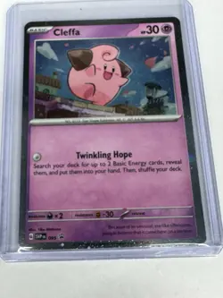 Cleffa - SVP 095 - Pokemon TCG Black Star Promo (2024) - NM - Cosmos Holo - Image 1