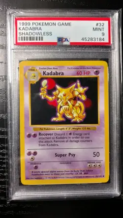 Kadabra - Base shadowless 32/102 - PSA 9 Mint - Pokemon TCG - Image 1