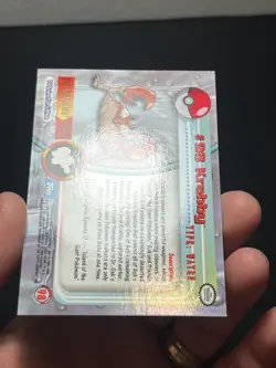 2000 Topps Pokemon TV Animation Series 2 Rainbow Foil Krabby #98 LP - Image 4