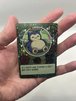 Pokiebubies 1st Edition Fan Art Chef Ken Lee Laxie #43 Snorlax V2 Holo Pokemon - Image 3