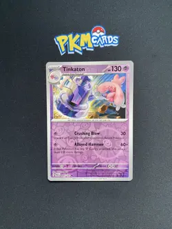 Pokemon TCG Tinkaton Paradox Rift 085/182 Reverse Holo LP. - Image 1