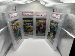 Pokemon Team Up Graded Booster Pack Art Set - PSA 8 MINT 2019 -Rare- Sun + Moon - Image 2