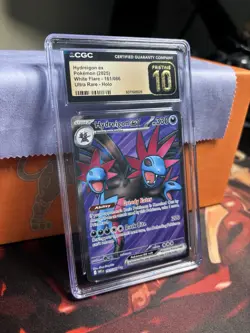 Hydreigon EX 161/086 White Flare Full Art CGC Pristine 10 Pokemon TCG - Image 1