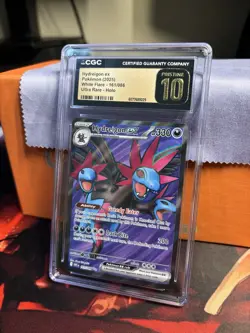 Hydreigon EX 161/086 White Flare Full Art CGC Pristine 10 Pokemon TCG - Image 2