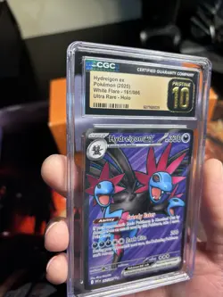 Hydreigon EX 161/086 White Flare Full Art CGC Pristine 10 Pokemon TCG - Image 3