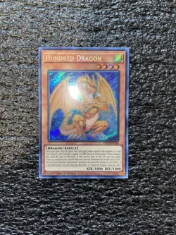 Yugioh! Hundred Dragon DLCS-EN146 Secret Rare Limited Edition Near Mint - Image 1