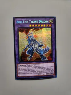 Yugioh Blue-Eyes Tyrant Dragon MP23-EN019 Secret Rare 1st Edition - Image 1