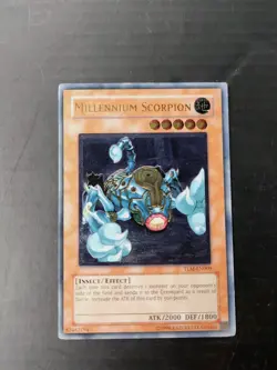 Yugioh - Millennium Scorpion Ultimate Rare Unlimited Ed. TLM-EN009 - Image 1