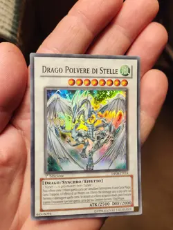 Yugioh! Stardust Dragon DP08-EN014 Super Rare 1st Edition Italian! - Image 1