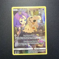 Pokemon Mimikyu TCG Cosmic Eclipse Holo Card 245/236 - Image 1