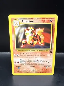 Pokemon Card - Arcanine WoTC Black Star Promo 6 Non Holo B - Image 3