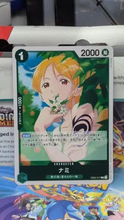 One Piece TCG Nami EB02-017 R Anime 25th Collection Japanese Card - Image 1