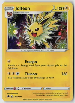 Jolteon SWSH094 - SWSH: Sword & Shield Promo Cards - PTCG - LP - Image 1