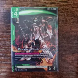 Gundam Card Game TCG Gundam Deathscythe GD01-025 LR NM - Pack Fresh - Image 1