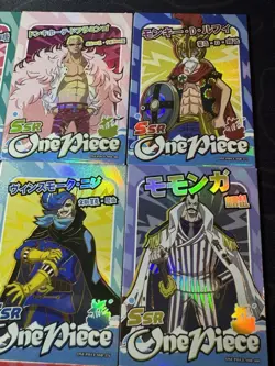 One Piece 9 x Collectible Character Anime Cards Luffy Zoro Chopper Ace Zoro SSR - Image 3