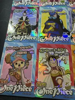 One Piece 9 x Collectible Character Anime Cards Luffy Zoro Chopper Ace Zoro SSR - Image 5