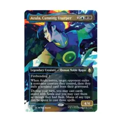 WOTC Avatar: The Last Airbende Azula, Cunning Usurper (Borderless) (R) (Fo NM - Image 1